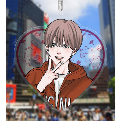 『高良くんと天城くん兄貴の友達』はなげのまい先生 描き下ろし 田中優也 公園ver. BIGアクリルキーホルダー