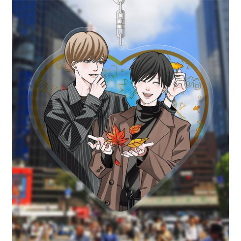 『高良くんと天城くん兄貴の友達』はなげのまい先生 描き下ろし 高良瞬&天城太一 公園ver. BIGアクリルキーホルダー