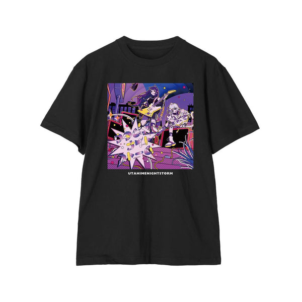 『maimai でらっくす PRiSM PLUS』ウタヒメナイトストーム 楽曲ジャケット Teeユニセックス