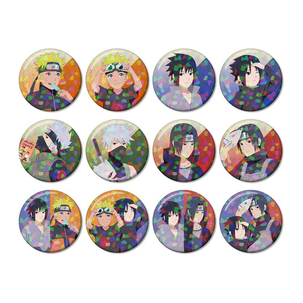 『NARUTO-ナルト- 疾風伝』描き下ろし 過去と現在ver. トレーディングホログラム缶バッジ(単位/BOX)