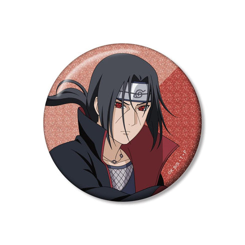 『NARUTO-ナルト- 疾風伝』描き下ろし うちはイタチ 木の上での戦闘ver. 75mmグリッター缶バッジ