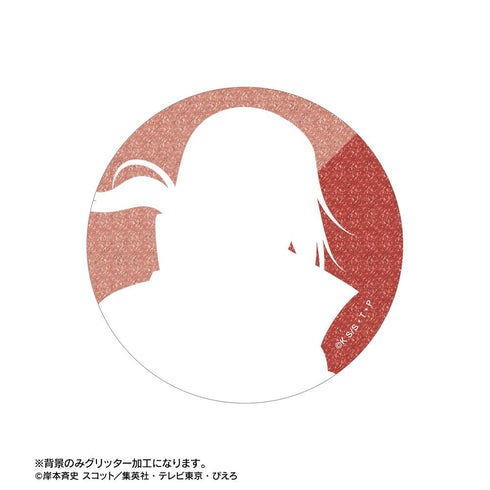 『NARUTO-ナルト- 疾風伝』描き下ろし うちはイタチ 木の上での戦闘ver. 75mmグリッター缶バッジ