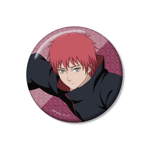 『NARUTO-ナルト- 疾風伝』描き下ろし サソリ 木の上での戦闘ver. 75mmグリッター缶バッジ
