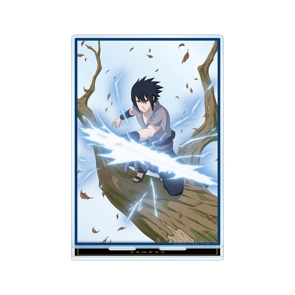 『NARUTO-ナルト- 疾風伝』描き下ろし うちはサスケ 木の上での戦闘ver. 特大アクリルスタンド