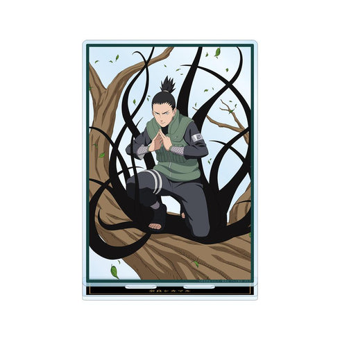 『NARUTO-ナルト- 疾風伝』描き下ろし 奈良シカマル 木の上での戦闘ver. 特大アクリルスタンド