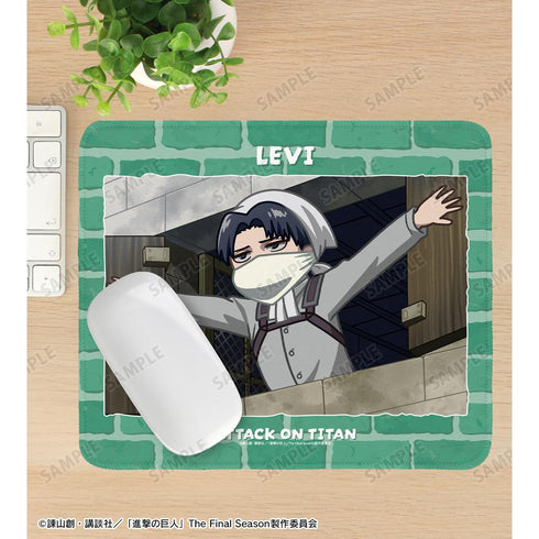 『進撃の巨人』リヴァイ ゆるコマ マウスパッド