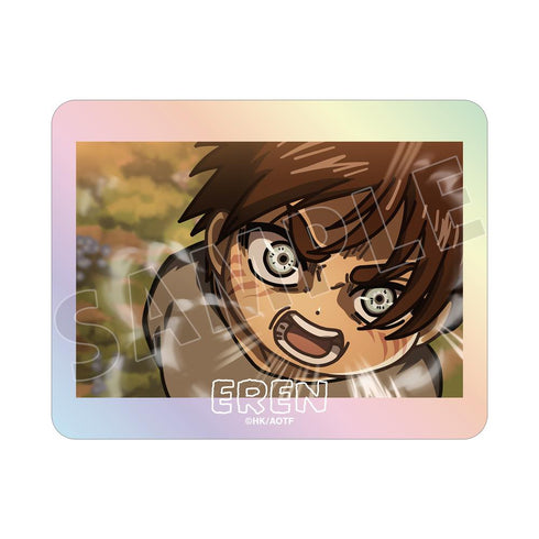 『進撃の巨人』エレン ゆるコマ オーロラステッカー