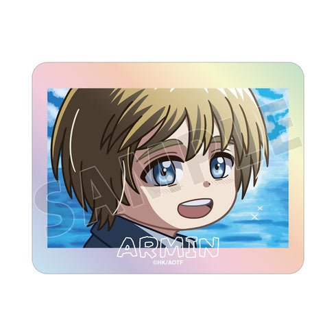 『進撃の巨人』アルミン ゆるコマ オーロラステッカー