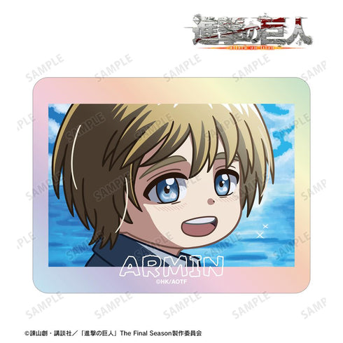 『進撃の巨人』アルミン ゆるコマ オーロラステッカー
