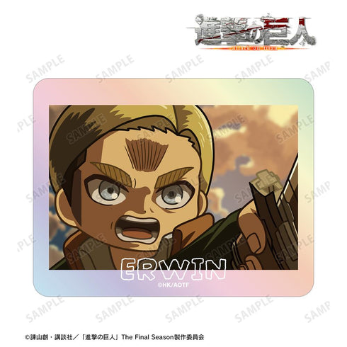 『進撃の巨人』エルヴィン ゆるコマ オーロラステッカー