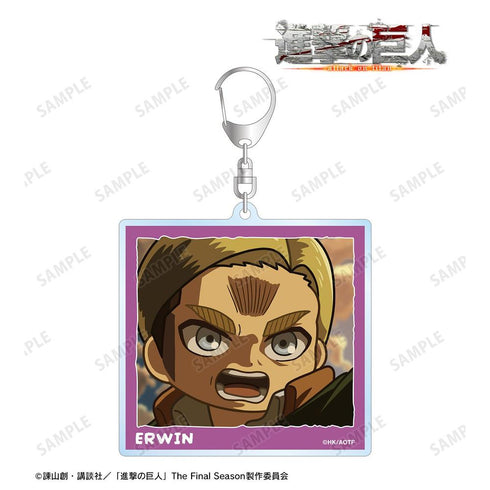 『進撃の巨人』エルヴィン ゆるコマ アクリルキーホルダー【202602再販】