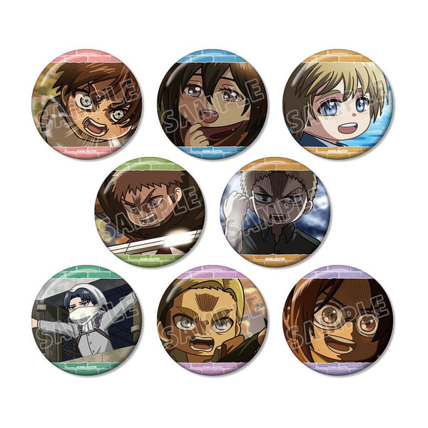 『進撃の巨人』トレーディング ゆるコマ 缶バッジ(単位/BOX)【202602再販】