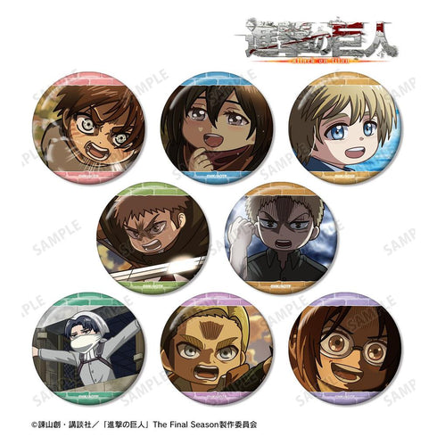『進撃の巨人』トレーディング ゆるコマ 缶バッジ(単位/BOX)【202602再販】