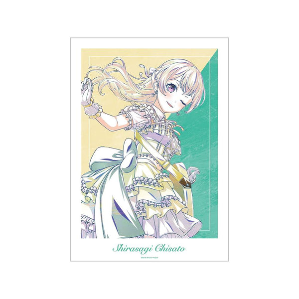 『BanG Dream!』白鷺 千聖 Ani-Art 第6弾 A3マット加工ポスター【202609再販】