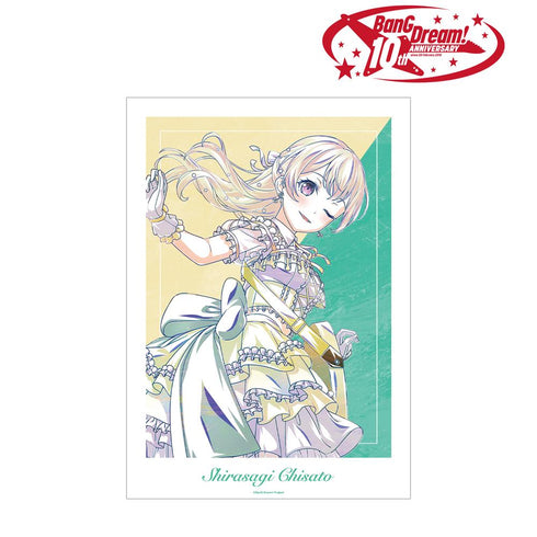 『BanG Dream!』白鷺 千聖 Ani-Art 第6弾 A3マット加工ポスター