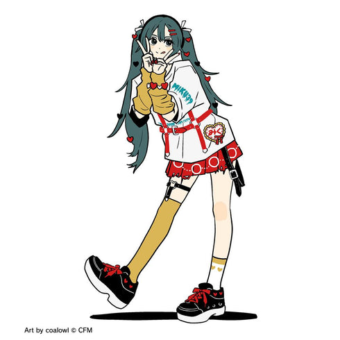 『初音ミク』初音ミク Art by coalowl おすわりぬいぐるみ ver.A