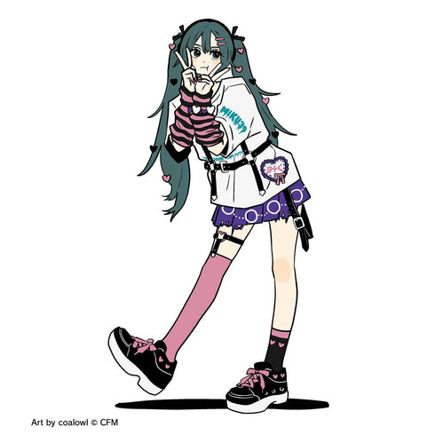 『初音ミク』初音ミク Art by coalowl おすわりぬいぐるみ ver.B