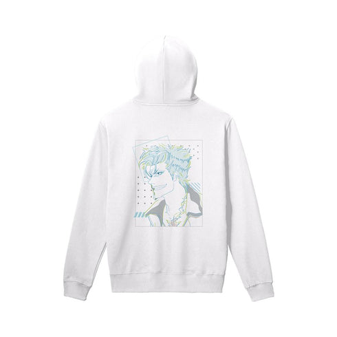 『BLEACH 千年血戦篇』グリムジョー・ジャガージャック lette-graph バックプリントパーカーユニセックス