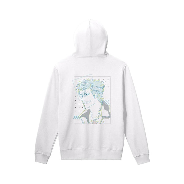 『BLEACH 千年血戦篇』グリムジョー・ジャガージャック lette-graph バックプリントパーカーユニセックス