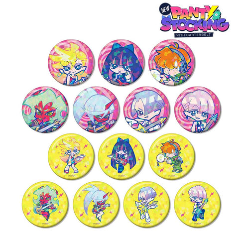 『New PANTY & STOCKING with GARTERBELT』F*Kaoriさんイラスト ロックver. トレーディングホログラム缶バッジ(単位/BOX)