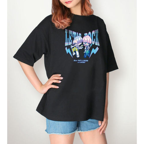 『New PANTY & STOCKING with GARTERBELT』F*Kaoriさんイラスト ポリエステル&ポリウレタン ロックver. BIGシルエットTシャツユニセックス【202607再販】