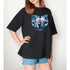 『New PANTY & STOCKING with GARTERBELT』F*Kaoriさんイラスト ポリエステル&ポリウレタン ロックver. BIGシルエットTシャツユニセックス【202607再販】