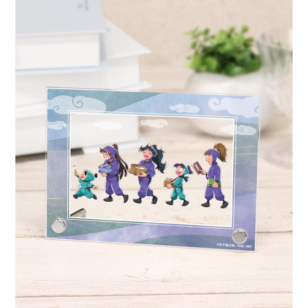 『忍たま乱太郎』描き下ろし 集合 みんなで歩むの段ver. 第2弾 A6アクリルパネル ver.B