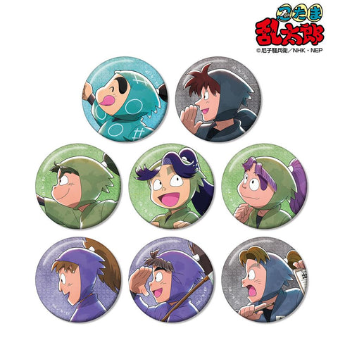 『忍たま乱太郎』描き下ろし みんなで歩むの段ver. 第2弾 トレーディンググリッター缶バッジ ver.B(単位/BOX)