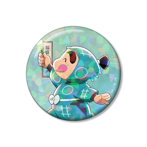 『忍たま乱太郎』描き下ろし 福富しんべヱ みんなで歩むの段ver. 第2弾 75mmホログラム缶バッジ