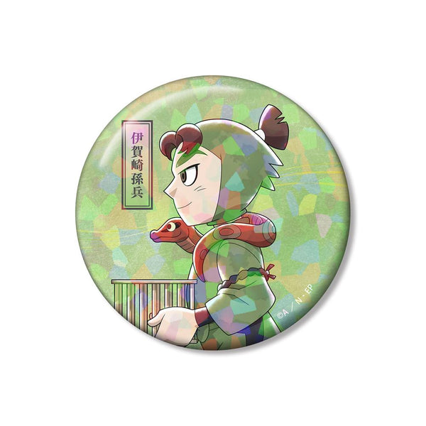 『忍たま乱太郎』描き下ろし 伊賀崎孫兵 みんなで歩むの段ver. 第2弾 75mmホログラム缶バッジ