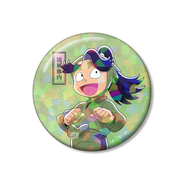 『忍たま乱太郎』描き下ろし 浦風藤内 みんなで歩むの段ver. 第2弾 75mmホログラム缶バッジ