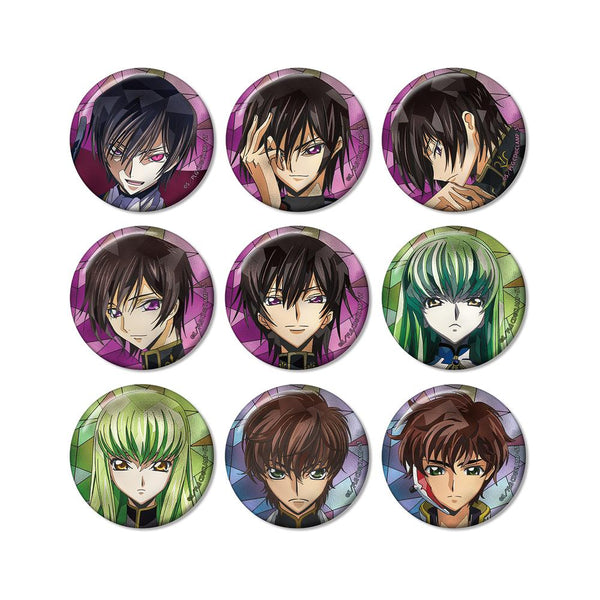 『コードギアス 反逆のルルーシュ』トレーディング Aure Glass 缶バッジ(単位/BOX)