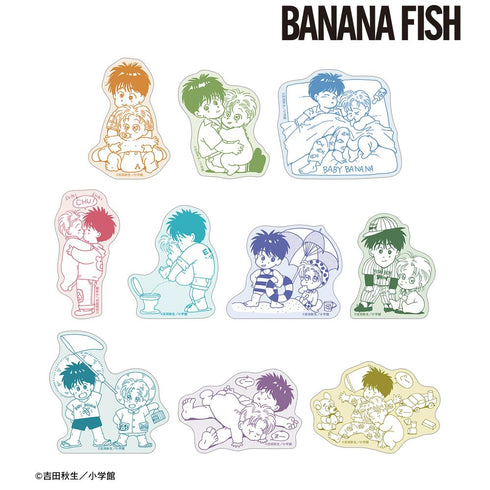 『BANANA FISH』トレーディングダイカットステッカー BABY BANANA ver.(単位/BOX)