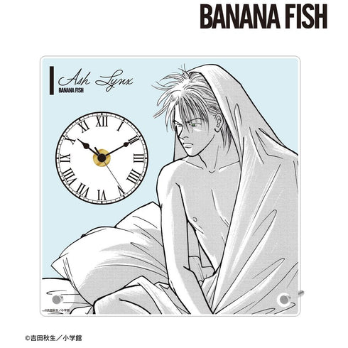 『BANANA FISH』アッシュ・リンクス 原作イラストアクリルスタンド時計