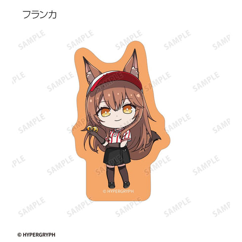 『アークナイツ【焔燼曙明/RISE FROM EMBER】』ちびキャラ アクティビティスタッフver. フレークシール