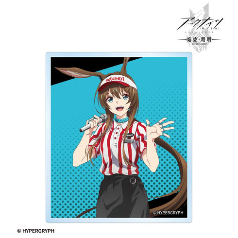 『アークナイツ【焔燼曙明/RISE FROM EMBER】』描き下ろし アーミヤ アクティビティスタッフver. アクリルカード