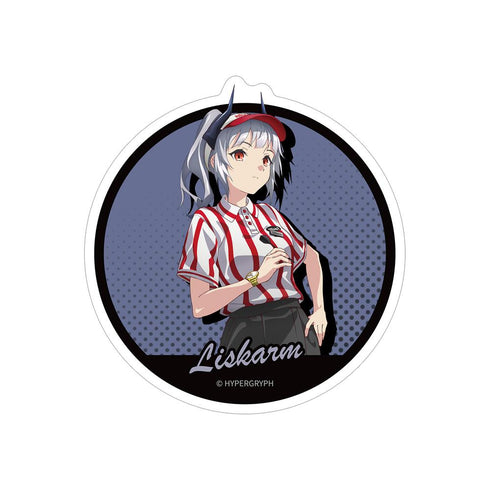 『アークナイツ【焔燼曙明/RISE FROM EMBER】』描き下ろし リスカム アクティビティスタッフver. ダイカットステッカー