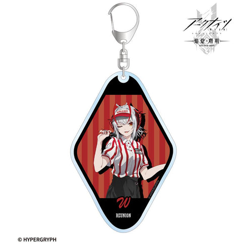 『アークナイツ【焔燼曙明/RISE FROM EMBER】』描き下ろし W アクティビティスタッフver. BIGアクリルキーホルダー