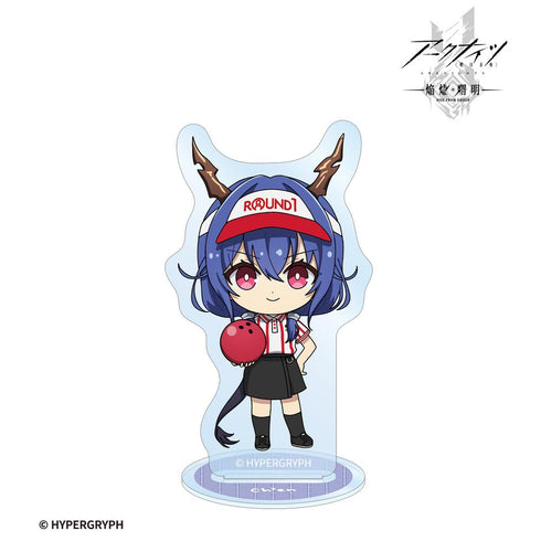 『アークナイツ【焔燼曙明/RISE FROM EMBER】』チェン ちびキャラ アクティビティスタッフver. アクリルスタンド