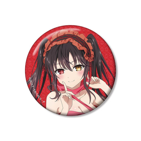 『デート・ア・ライブV』時崎狂三 バースデーイラスト 75mmグリッター缶バッジ【202607再販】