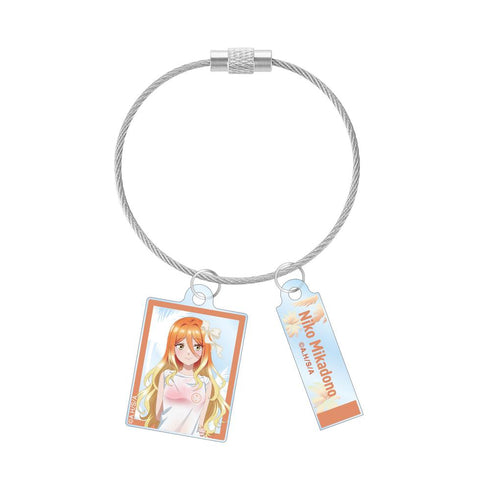 『帝乃三姉妹は案外、チョロい。』描き下ろし 帝乃 二琥 ビーチデートver. 2連ワイヤーアクリルキーホルダー ver.A