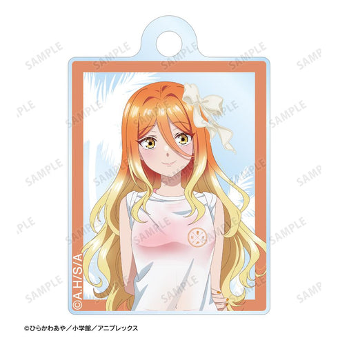 『帝乃三姉妹は案外、チョロい。』描き下ろし 帝乃 二琥 ビーチデートver. 2連ワイヤーアクリルキーホルダー ver.A