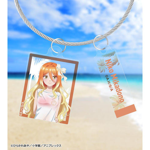 『帝乃三姉妹は案外、チョロい。』描き下ろし 帝乃 二琥 ビーチデートver. 2連ワイヤーアクリルキーホルダー ver.A