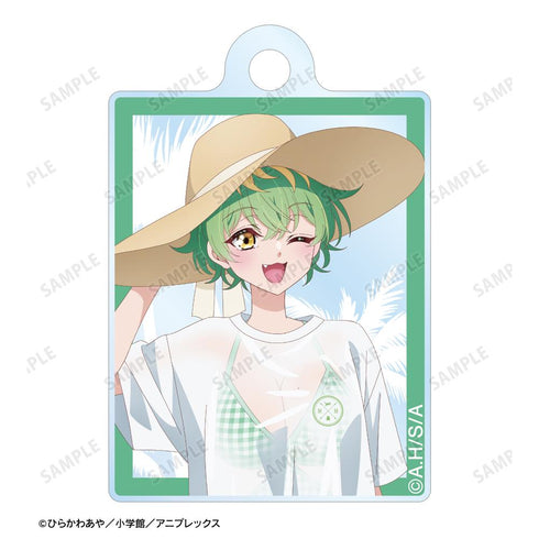 『帝乃三姉妹は案外、チョロい。』描き下ろし 帝乃 三和 ビーチデートver. 2連ワイヤーアクリルキーホルダー ver.A