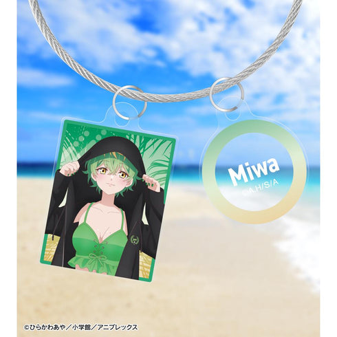 『帝乃三姉妹は案外、チョロい。』描き下ろし 帝乃 三和 ビーチデートver. 2連ワイヤーアクリルキーホルダー ver.B