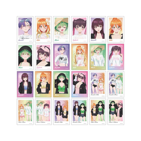 『帝乃三姉妹は案外、チョロい。』描き下ろし ビーチデートver. トレーディングインスタントカメラ風イラストカード(単位/BOX)