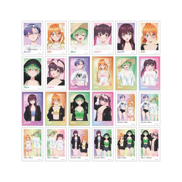 『帝乃三姉妹は案外、チョロい。』描き下ろし ビーチデートver. トレーディングインスタントカメラ風イラストカード(単位/BOX)