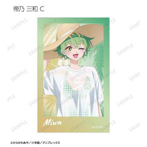 『帝乃三姉妹は案外、チョロい。』描き下ろし ビーチデートver. トレーディングインスタントカメラ風イラストカード(単位/BOX)
