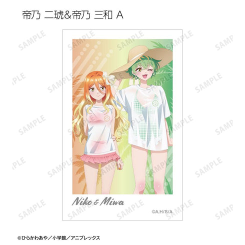 『帝乃三姉妹は案外、チョロい。』描き下ろし ビーチデートver. トレーディングインスタントカメラ風イラストカード(単位/BOX)