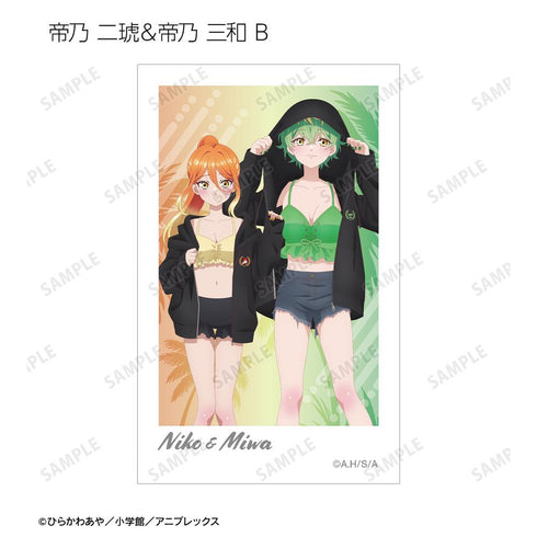 『帝乃三姉妹は案外、チョロい。』描き下ろし ビーチデートver. トレーディングインスタントカメラ風イラストカード(単位/BOX)